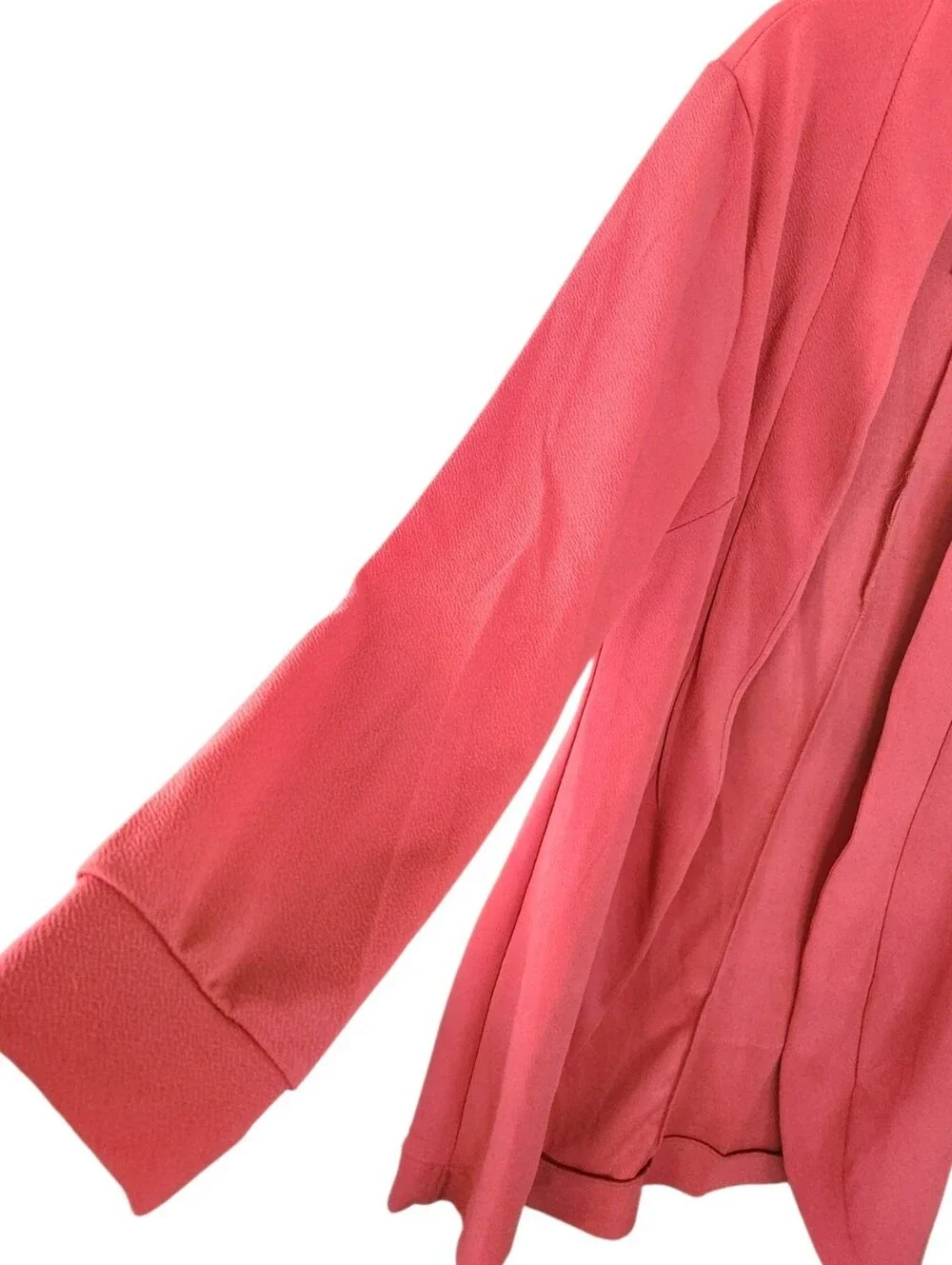 NWT DOUBLE JU Mauve Open Front Long Sleeved Cardigan Stretchy Plus Size 1X NEW